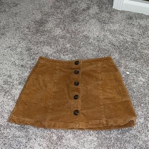 Brown, corduroy, size large